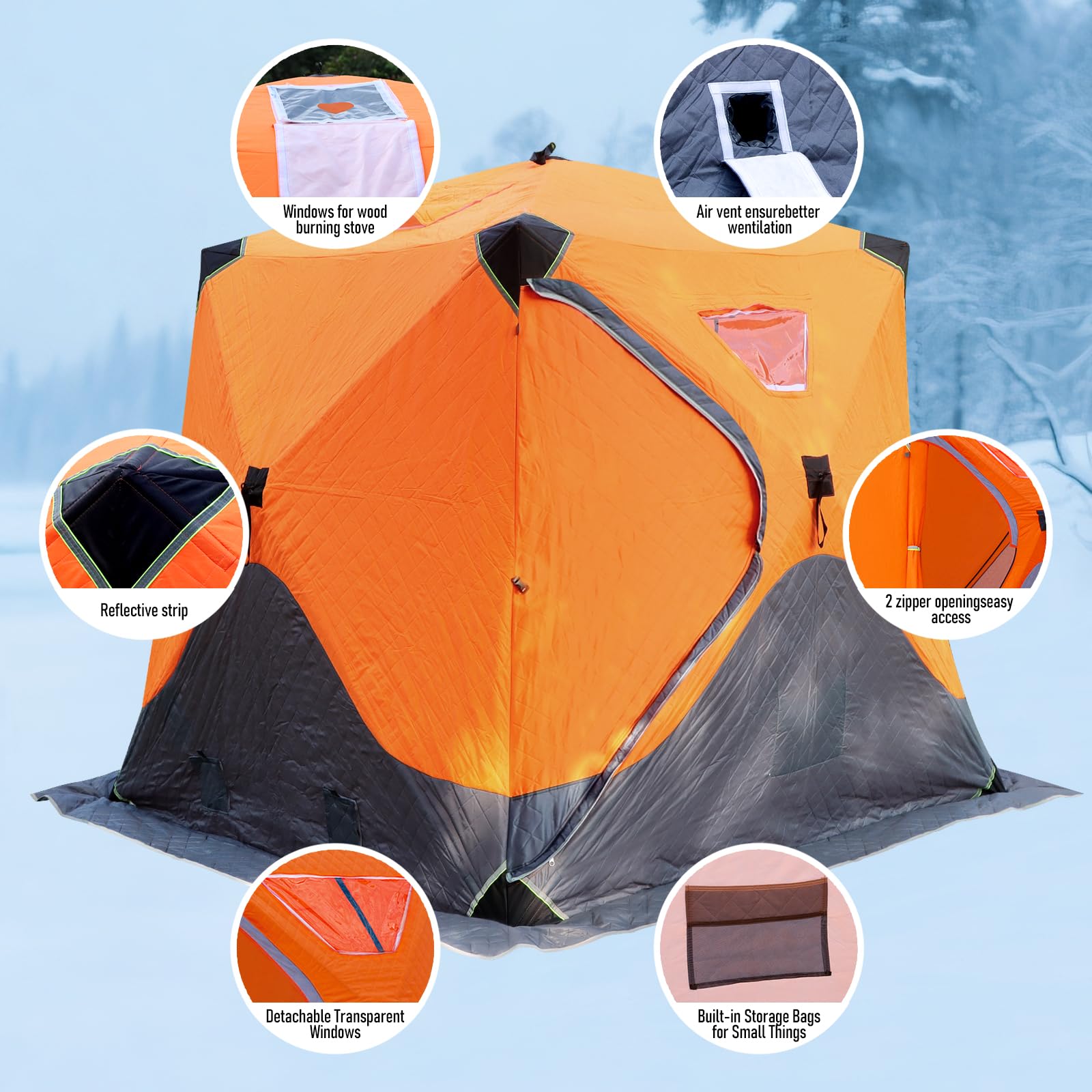 ABXMAS portable carrying bag enables simple transport and storage.