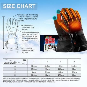 ABXMAS heated gloves during hiking deliver reliable cold-weather warmth.