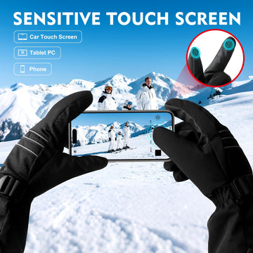 ABXMAS heated gloves offer touchscreen use without removing gloves.