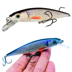 Abziyat swimbait with 3D eyes resembling real prey for better visibility.