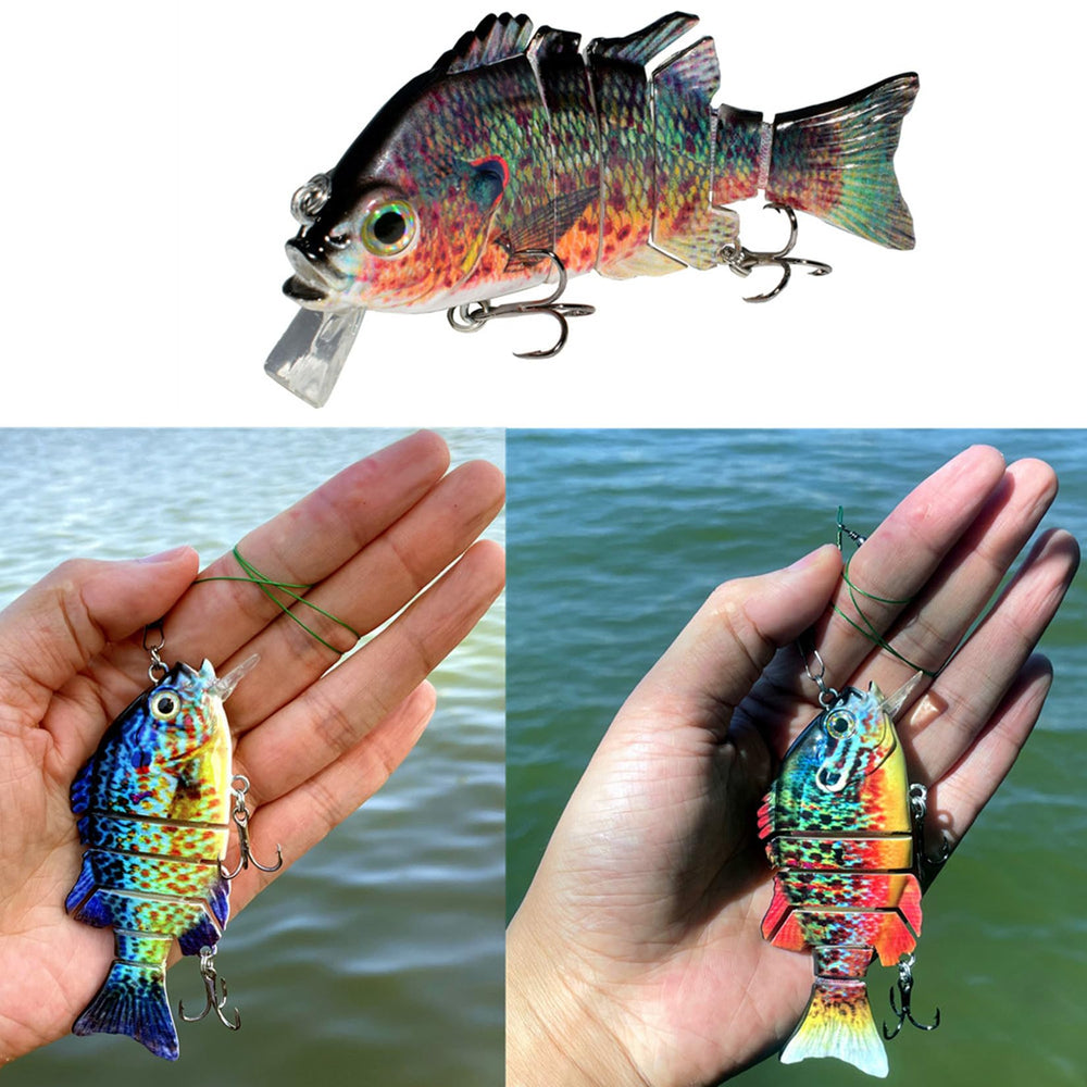 Abziyat swimbait built-in steel balls buzz to trigger bites.