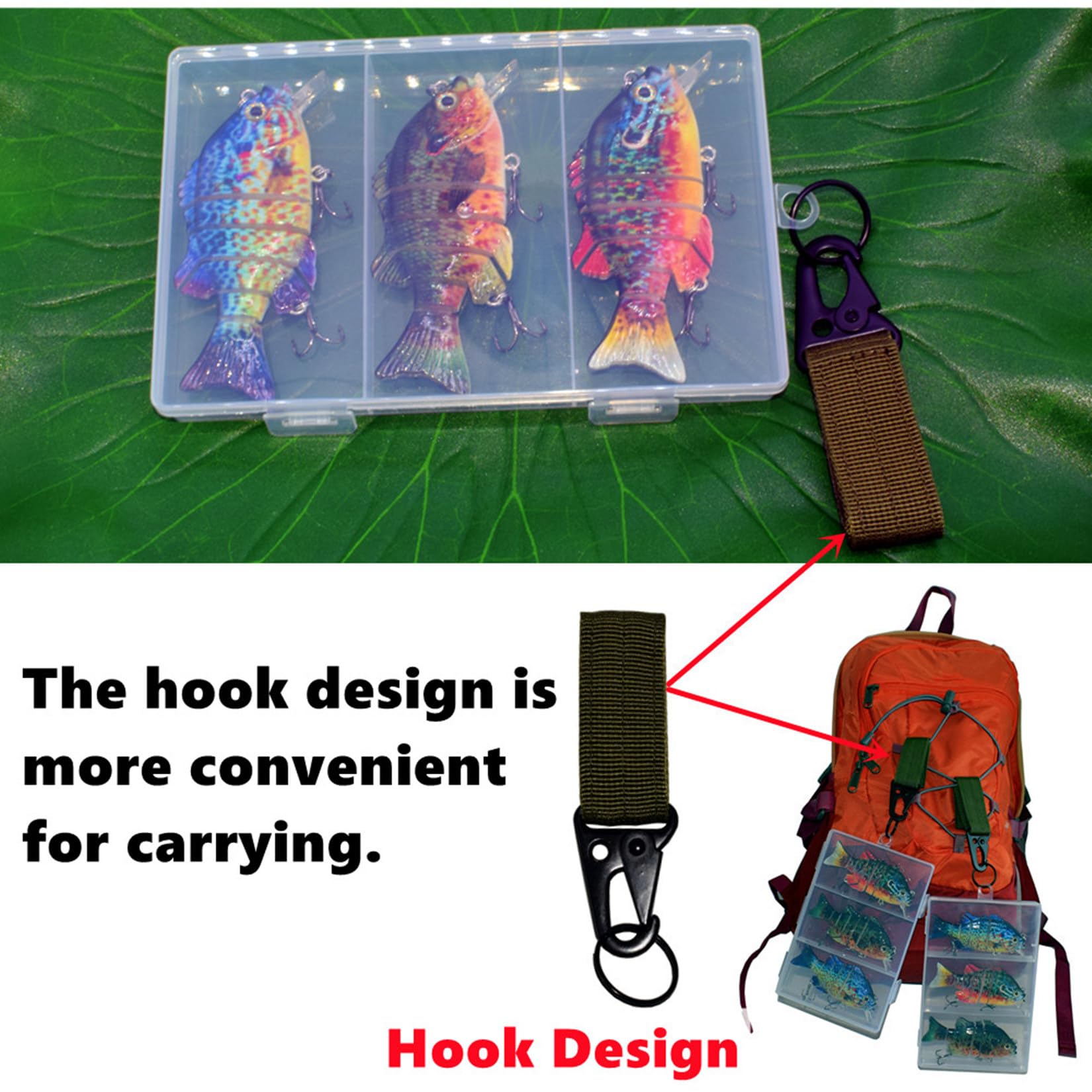 Abziyat swimbait lifelike surface texture enhances realism underwater.