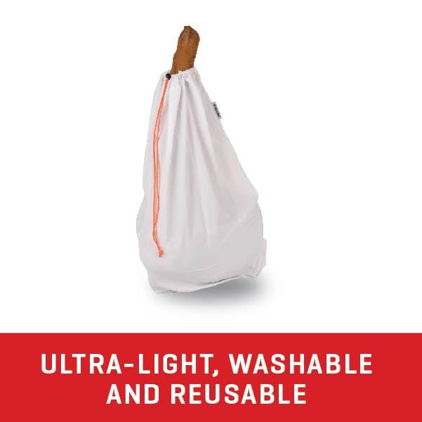 AC ALLEN Backcountry Quarter Bag is washable and reusable for hygienic backcountry use.