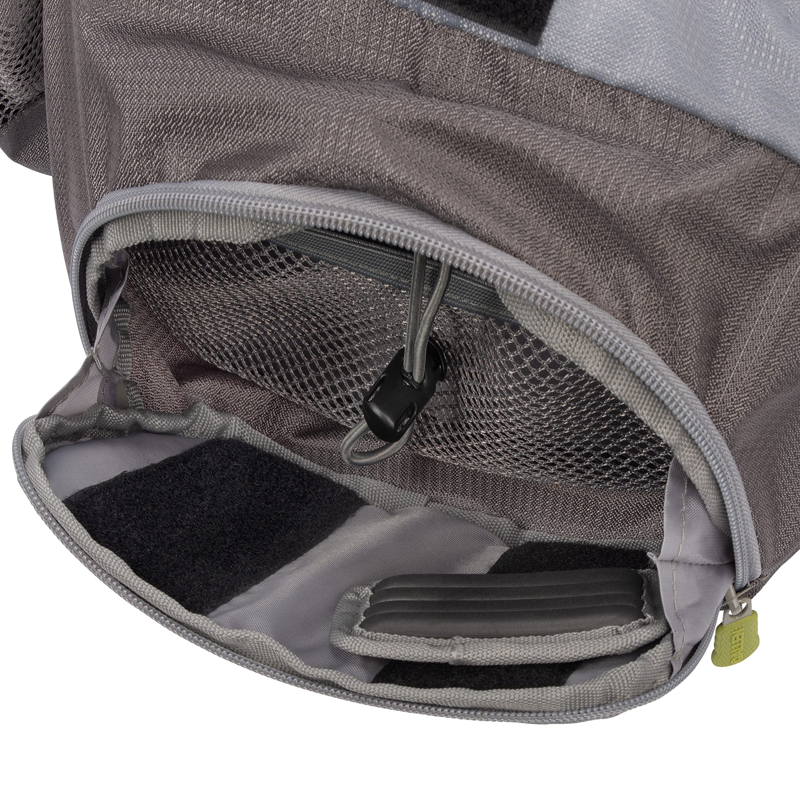 AC ALLEN Eagle River Lumbar Pack interior pockets for organization.