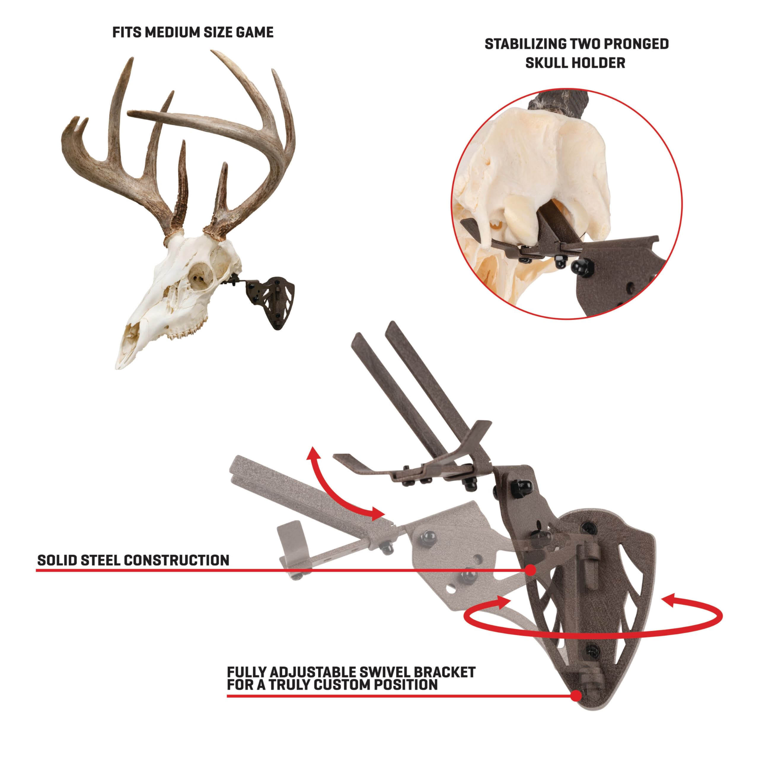 AC ALLEN solid steel construction ensures long-lasting trophy presentation.