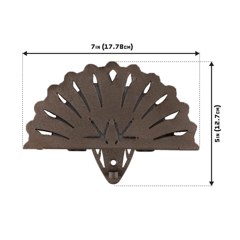 AC ALLEN EZ Mount Turkey Fan Display solid steel construction for durability.