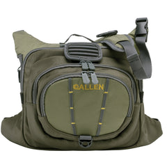 AC ALLEN Fall River Chest Pack external mesh pocket for leaders and small terminals.