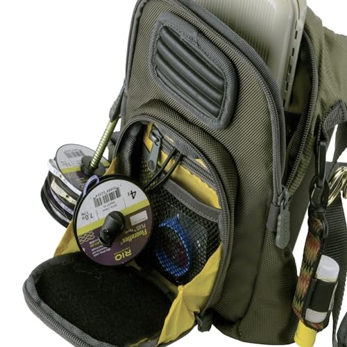 AC ALLEN Fall River waterproof chest pack protects gear in damp conditions.