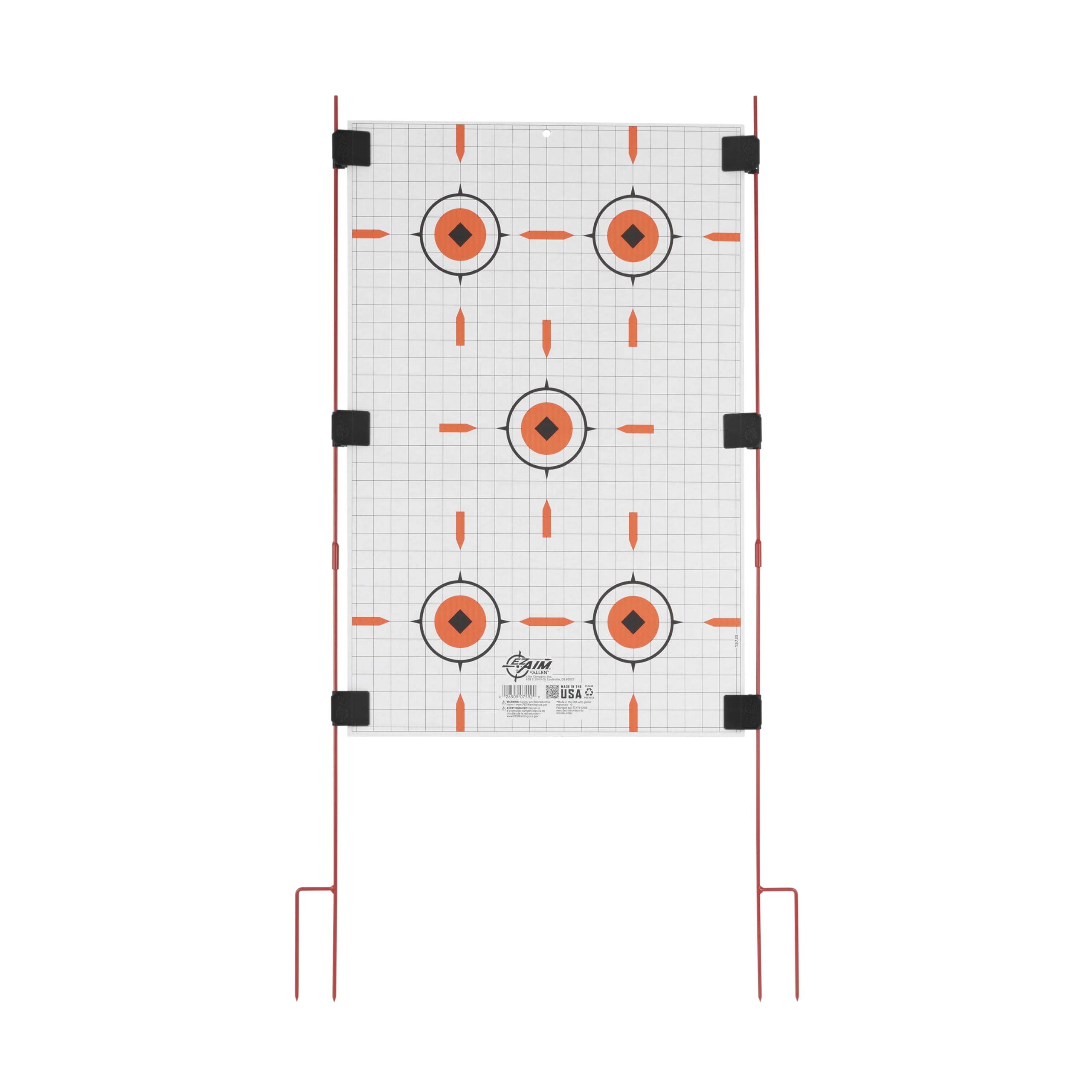 AC ALLEN Stow-N-Go target stakes demonstrating easy transport with two-piece design