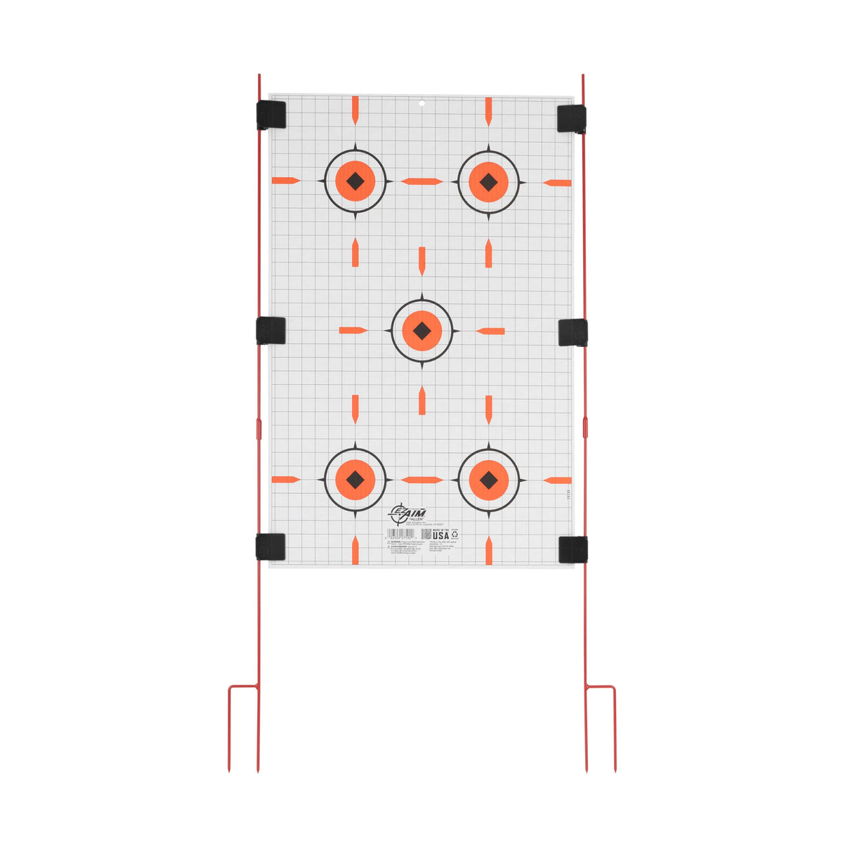 AC ALLEN Stow-N-Go target stakes demonstrating easy transport with two-piece design