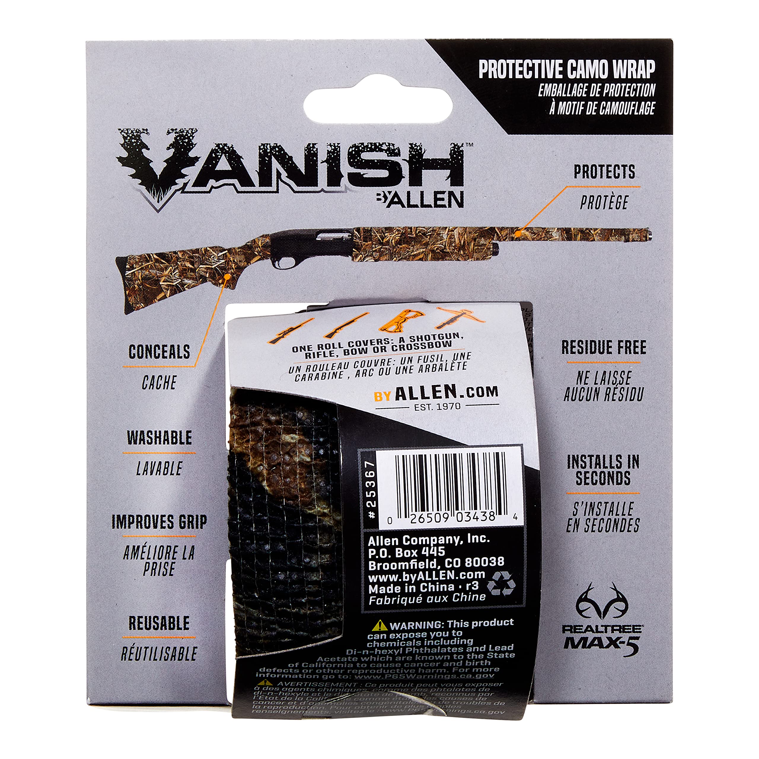 AC ALLEN Vanish Wrap for bows and crossbows adds concealment and grip.