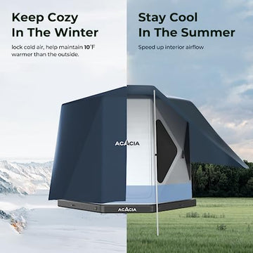 ACACIA Canopy SPF50+ sun protection shields campers from sun exposure