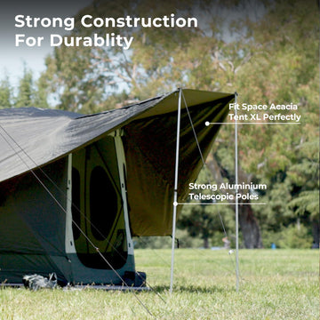 ACACIA Wind-resistance design handles up to 45 mph
