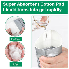 ACAGALA sealed-zipper urine bag ensures leak containment even when tilted.