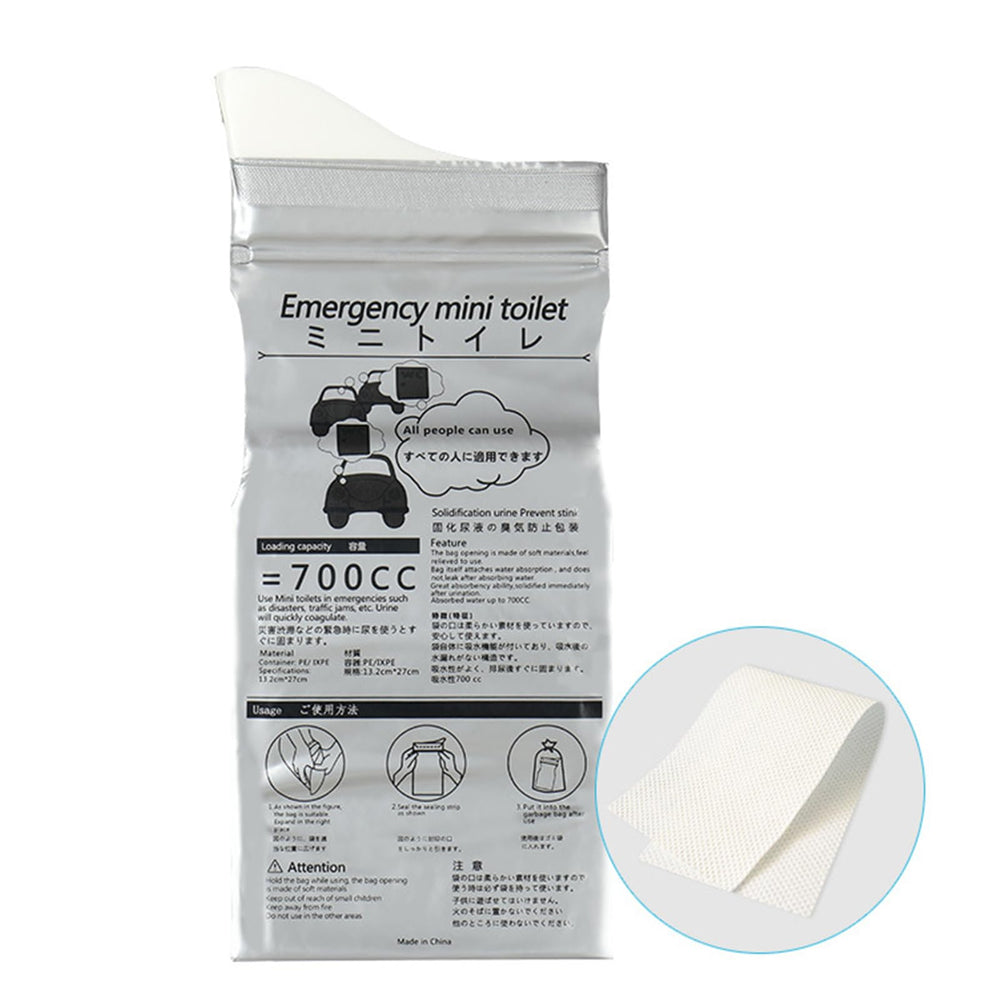 ACAGALA urine bag in camping use demonstrates portability and simplicity.