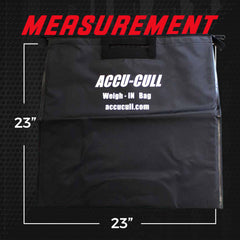 ACCU-CULL fish bag with a strong grip handle for secure carrying.