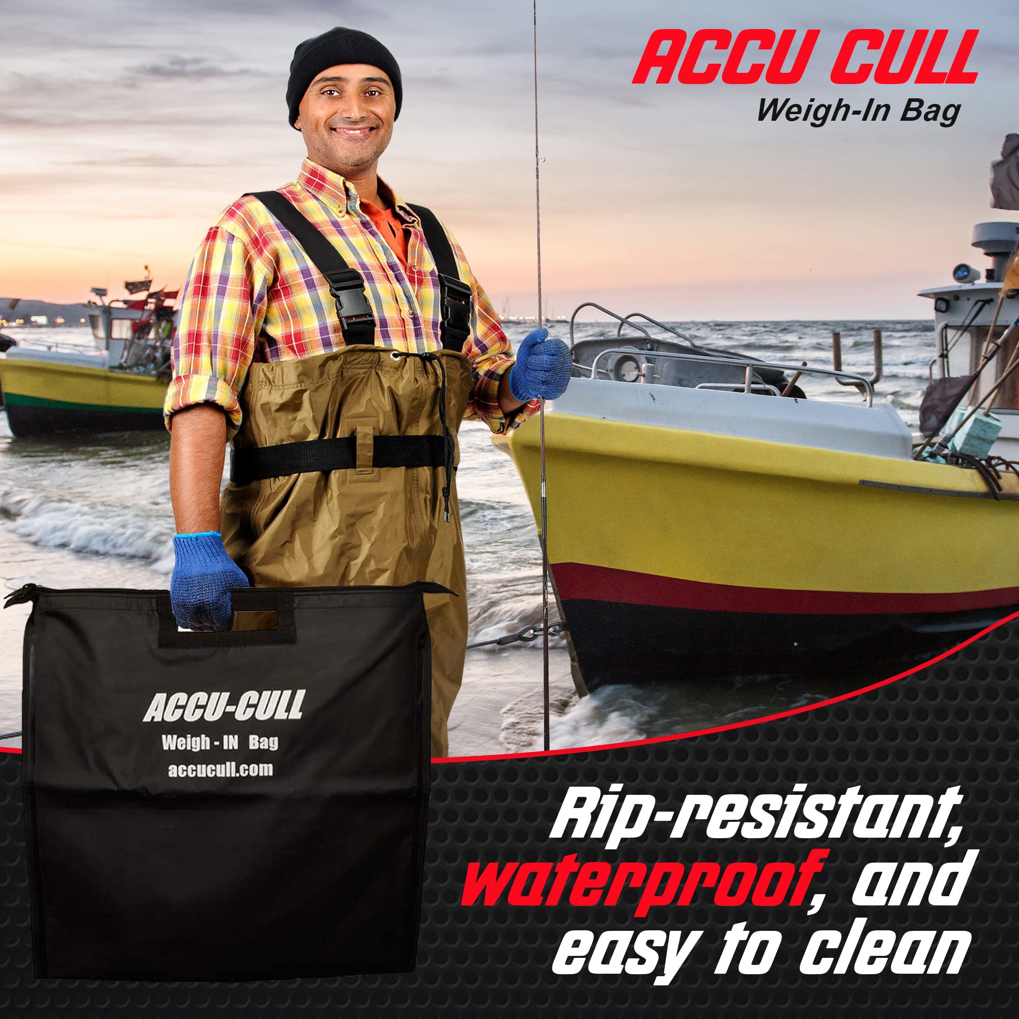 ACCU-CULL removable mesh insert improves water circulation while waiting.