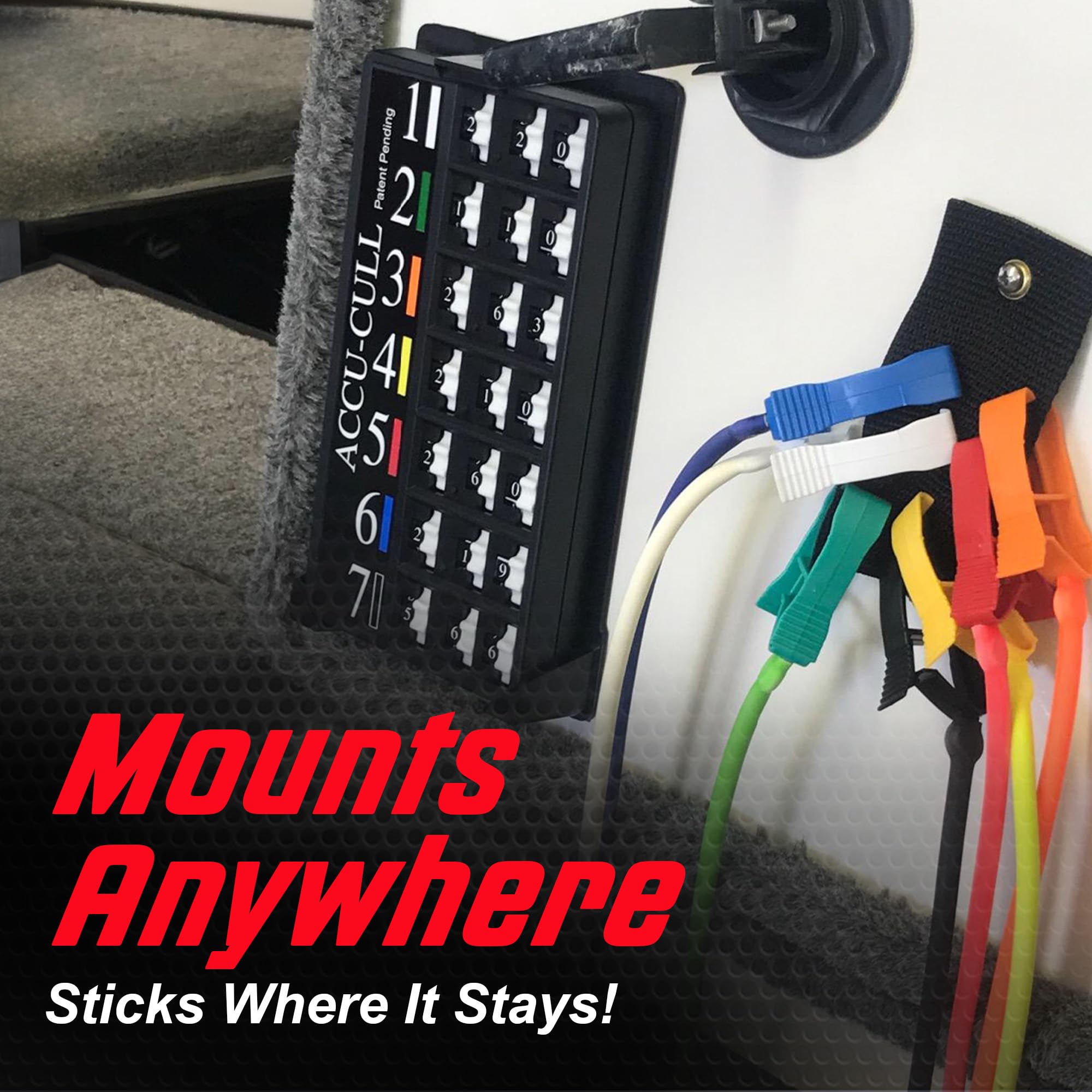 Accu Cull secure placement ensures measurements stay put in rough conditions.