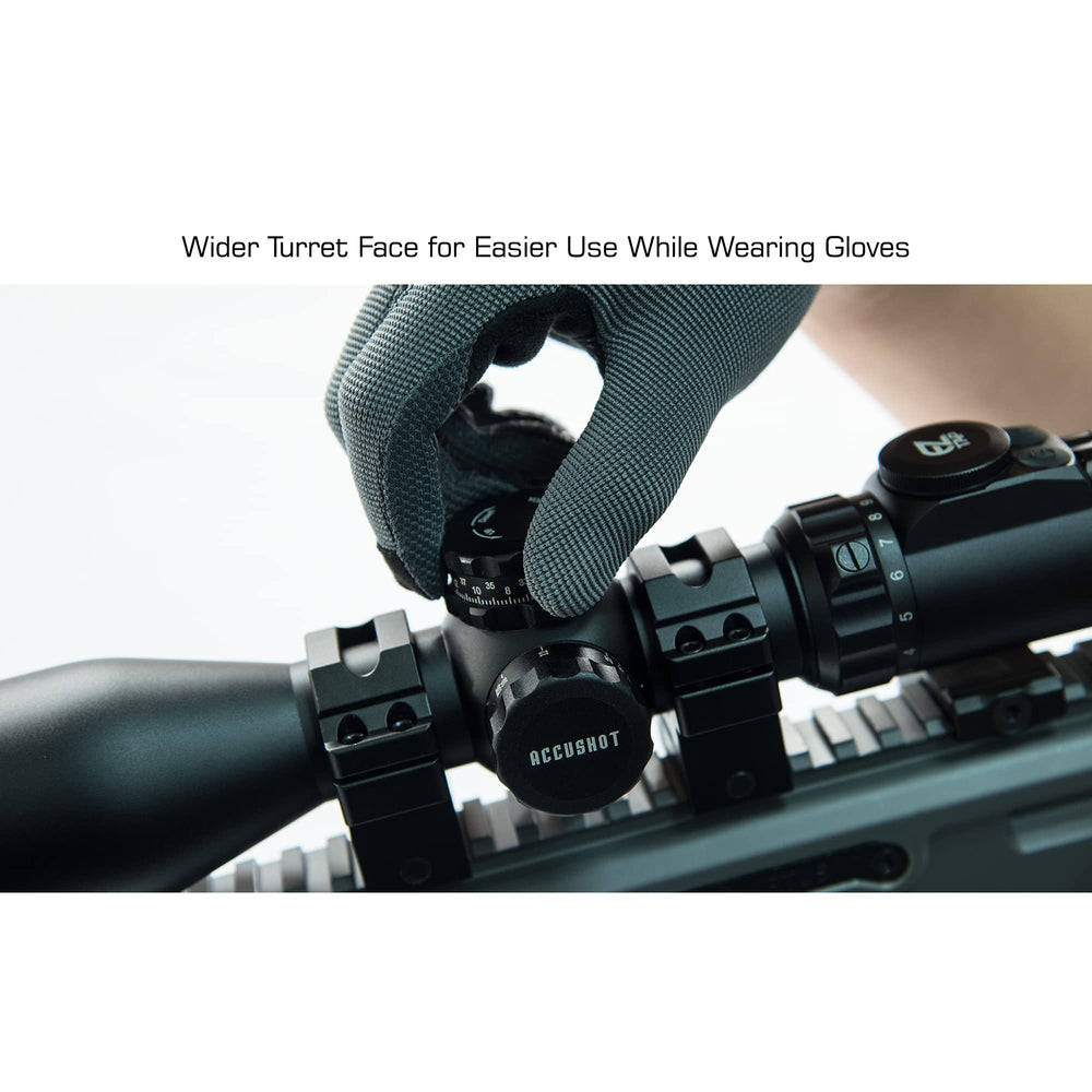 Accu-Shot UTG OP3 lockable eyepiece diopter for comfortable focus.