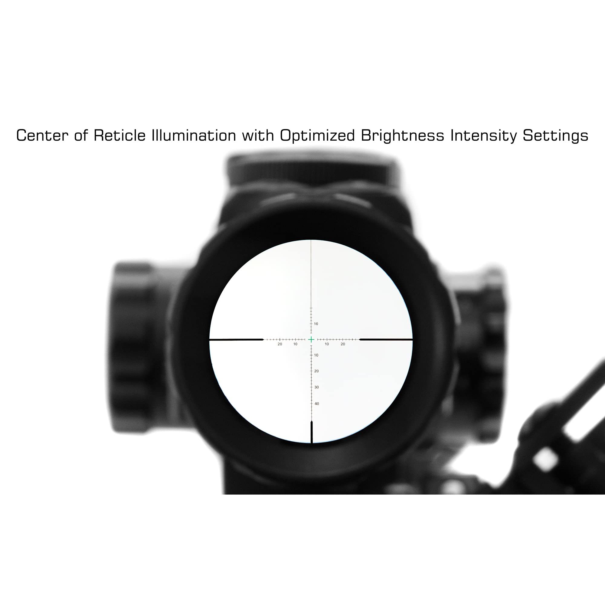 Accu-Shot UTG OP3 lockable zero turrets ensure repeatable adjustments.