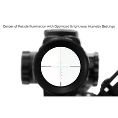 Accu-Shot UTG OP3 lockable zero turrets ensure repeatable adjustments.