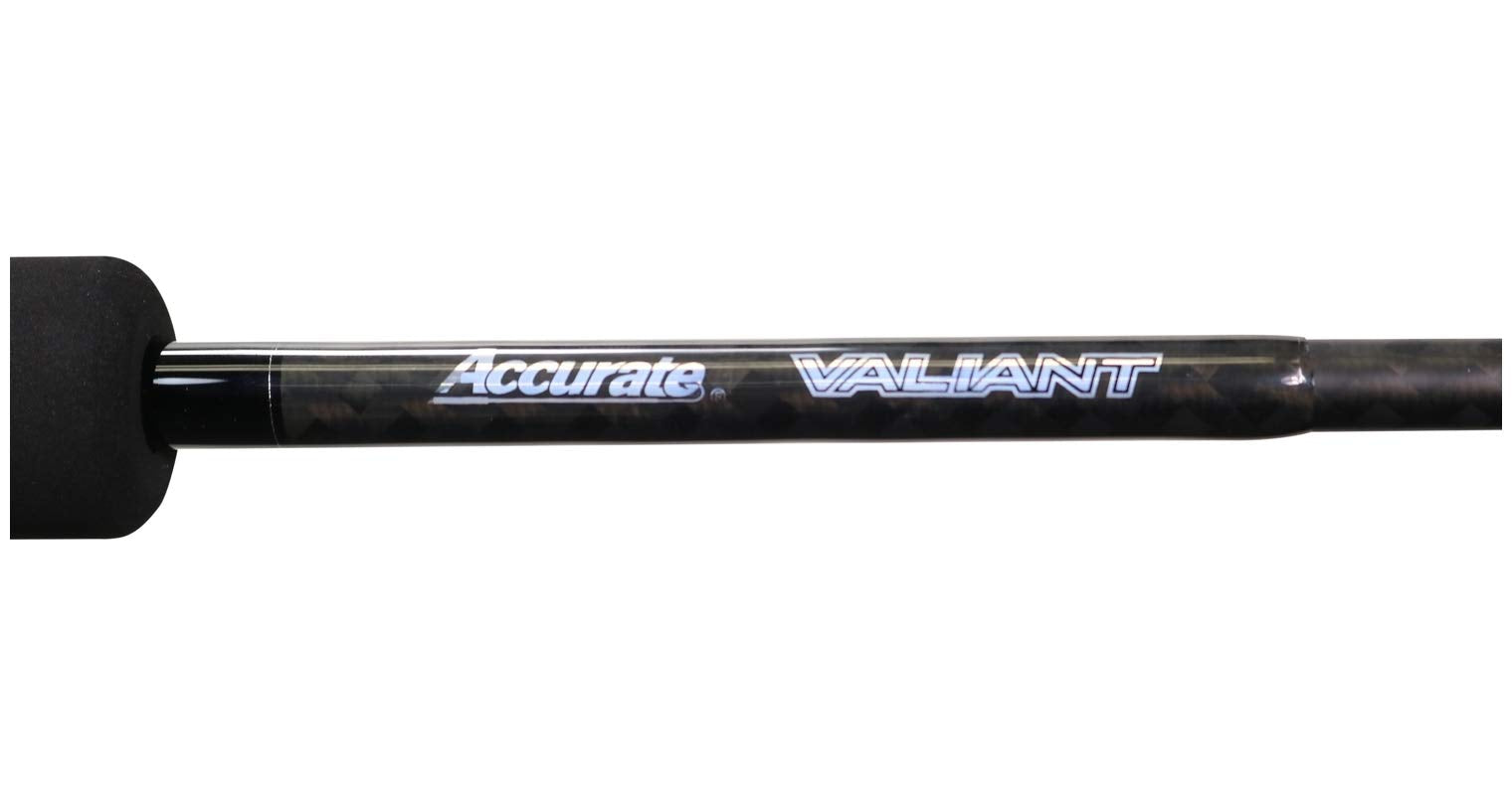Accurate Valiant 7ft Heavy rod with comfortable grip and balanced feel.