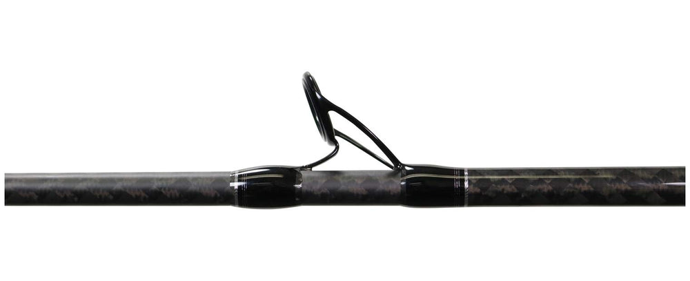 Accurate Valiant 7ft Heavy rod shown in saltwater environment.