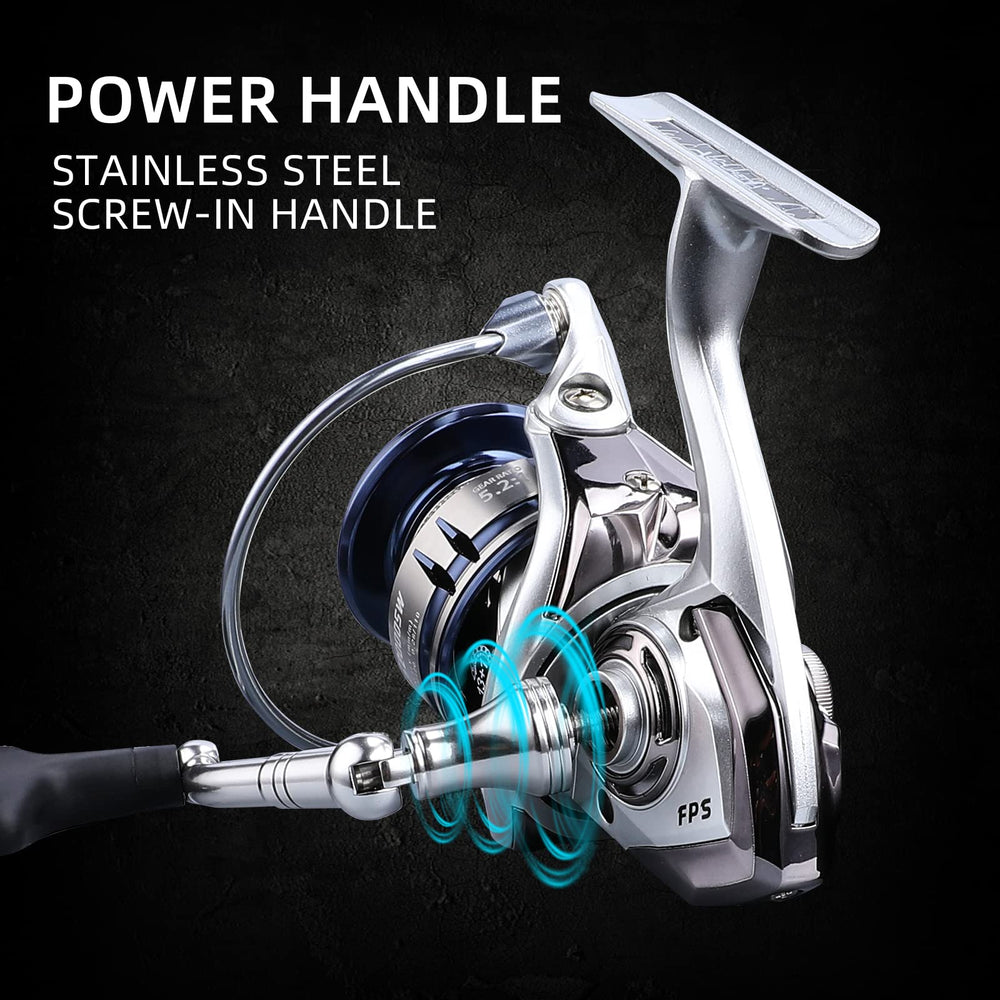 Accuretta carbon front drag up to 26lbs offers reliable stopping power during big-fish surges.