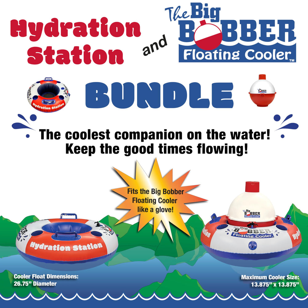 ACCUSHARP Floating Cooler bundle with secure rope ties for stability