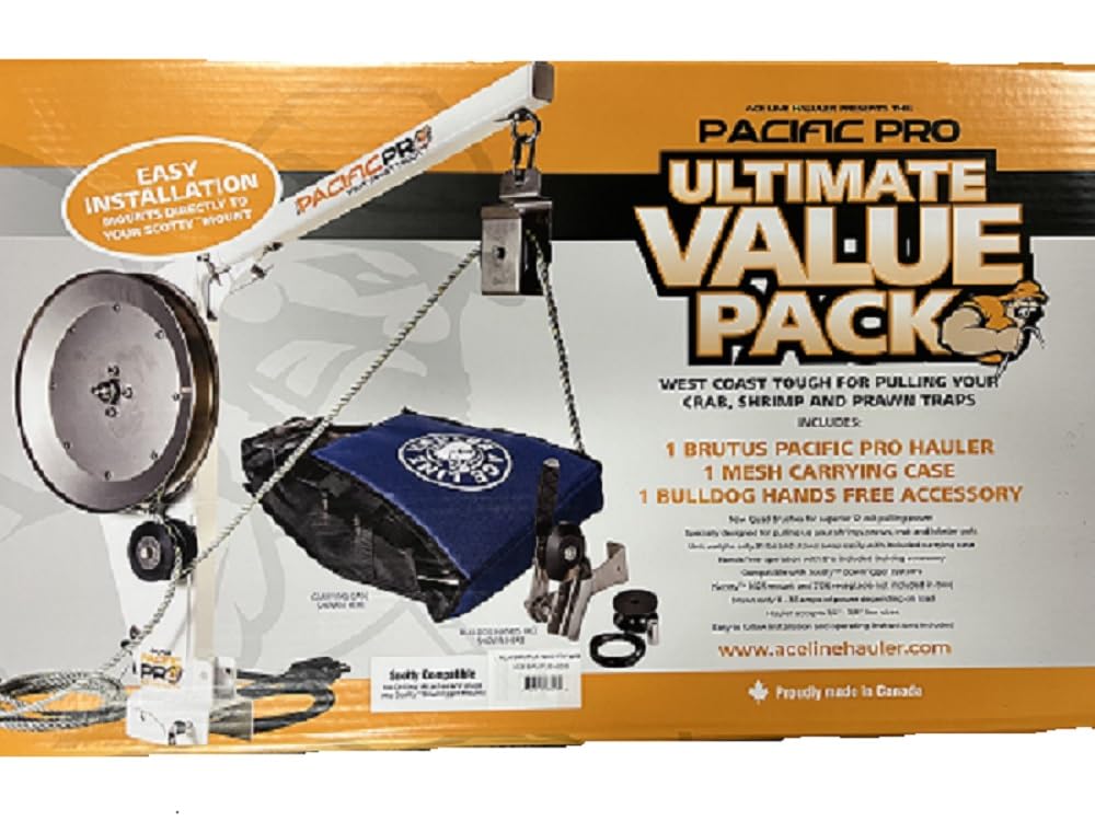 Ace Line Hauler Brutus pot puller in action easing pot retrieval with steady pulls