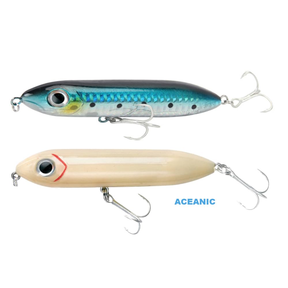 Aceanic Silicone Tails provide a lifelike 3D paddle tail swim.
