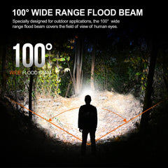 ACEBEAM H16 with headband ready for hands-free outdoor use