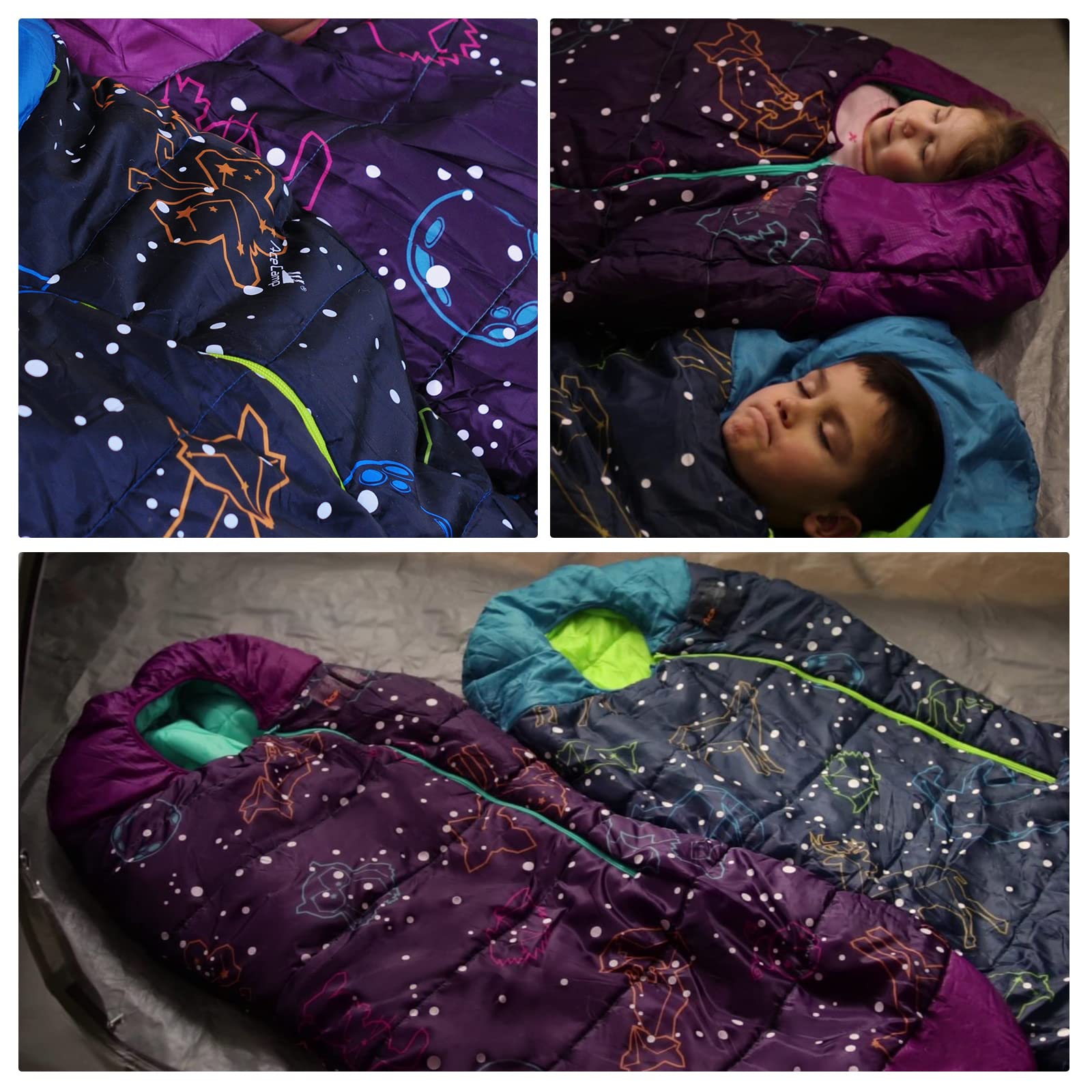 AceCamp 190T embossed polyester shell offers durable weather resistance.