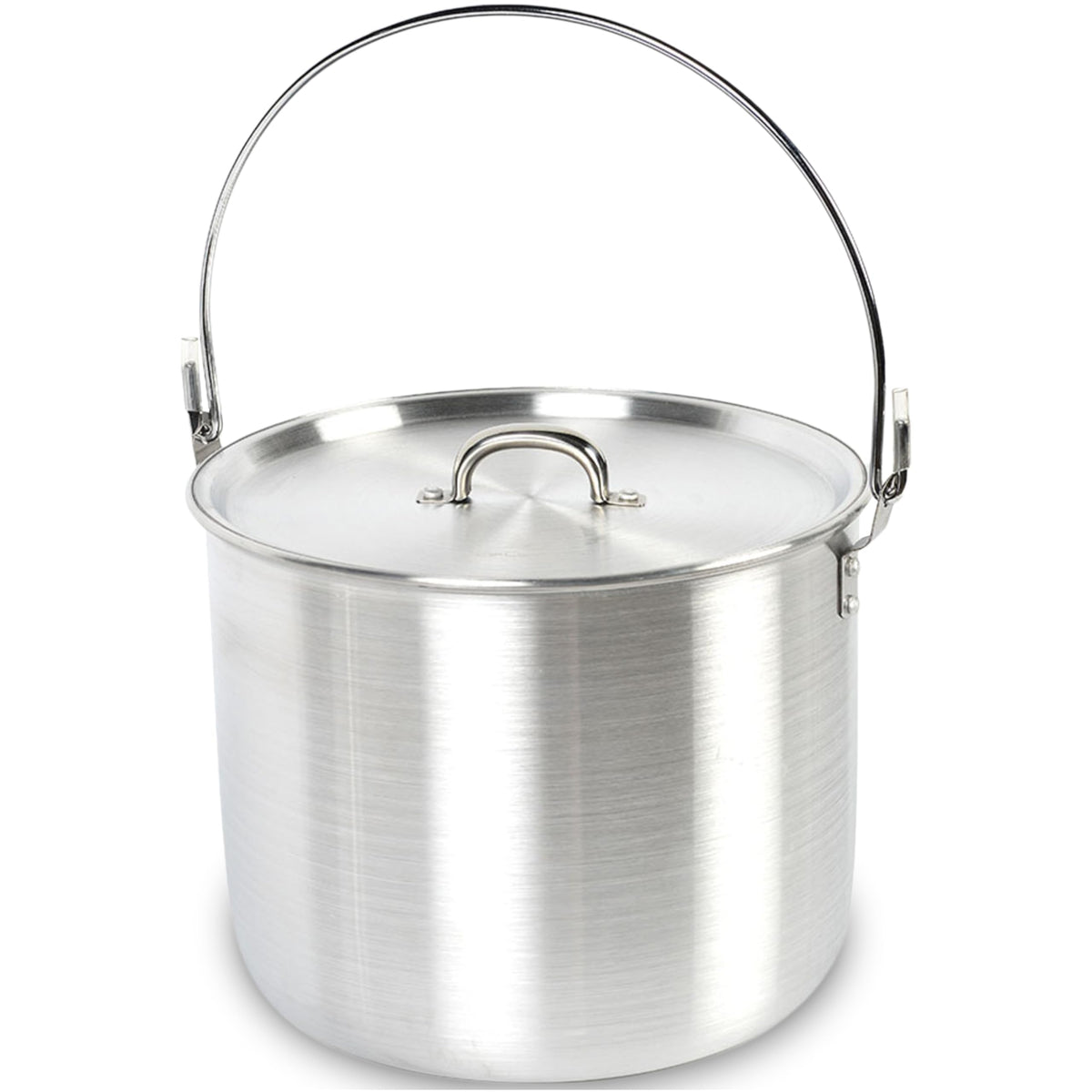 AceCamp 12L aluminium camping pot for family meals outdoors.