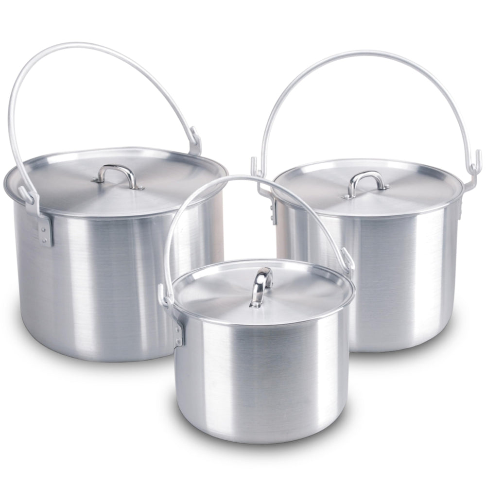 AceCamp pot weighs 1405g, balancing sturdiness with portability.