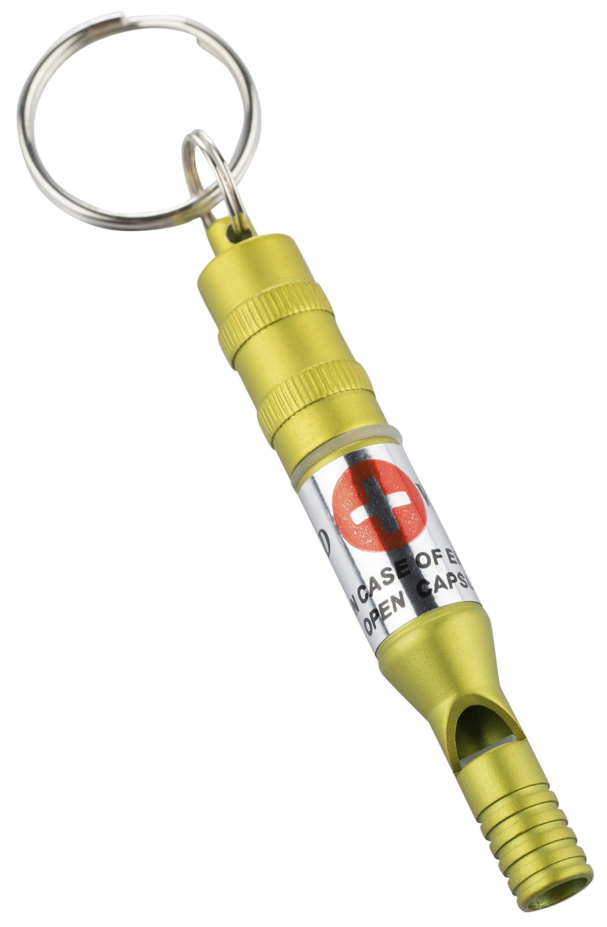 Ace Camp Munkees emergency whistle in random color for quick outdoor signaling and personal safety.