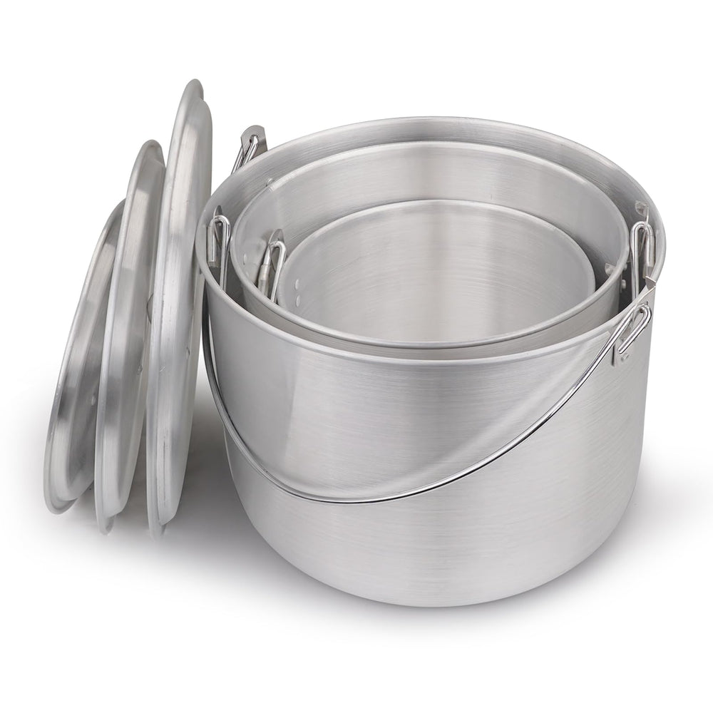 AceCamp nested pot 12L large ideal for group meals and boiling water.