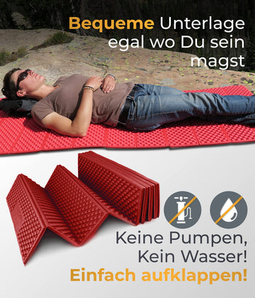 AceCamp sleeping pad weighs 11oz, staying light for hikers.