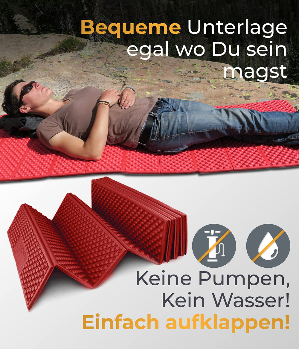 AceCamp sleeping pad weighs 11oz, staying light for hikers.