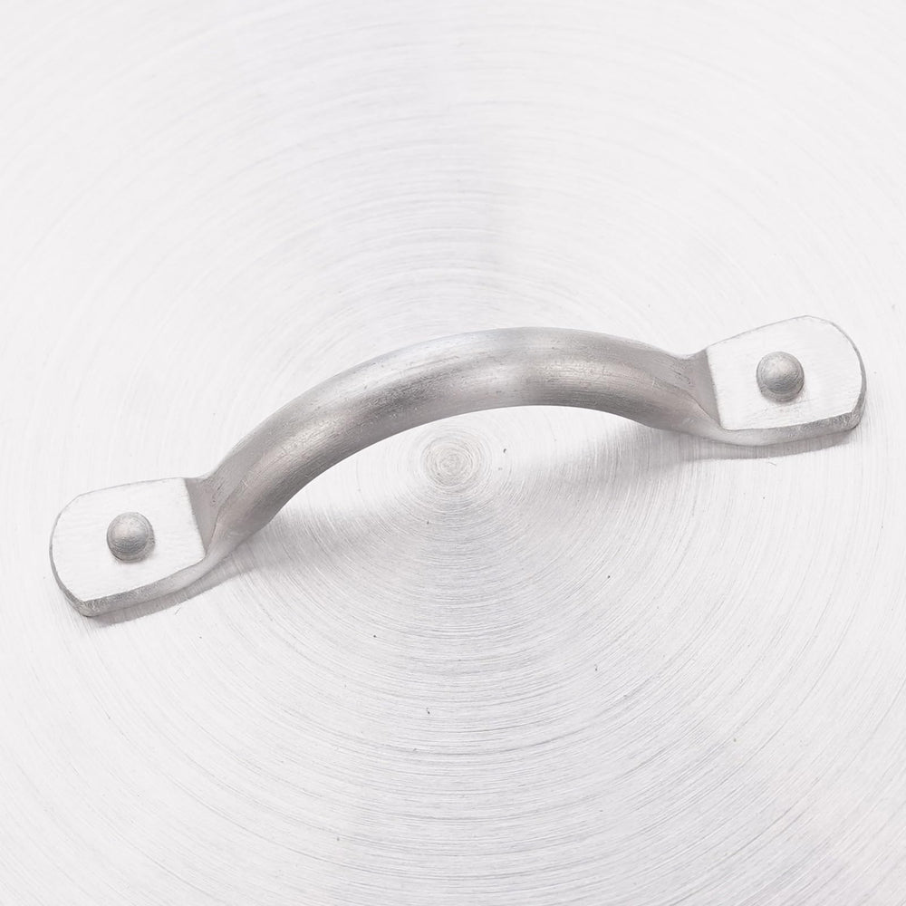 AceCamp pot lid with D-ring enables easy lid checks during cooking.