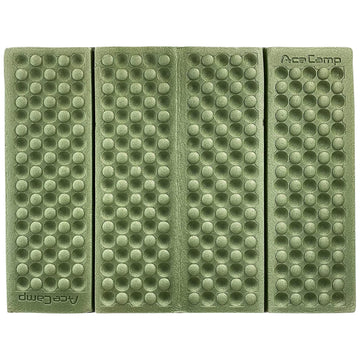 AceCamp pad folded compact size fits easily in small packs.