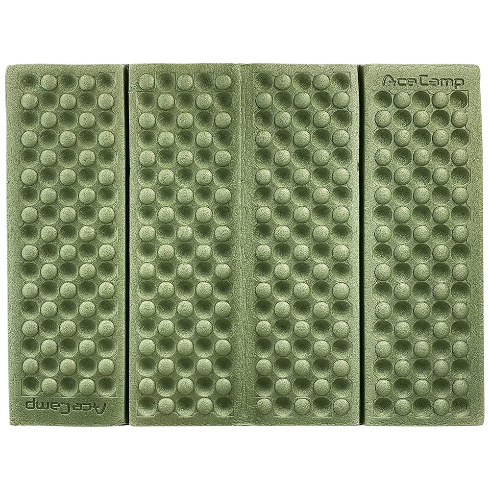AceCamp pad folded compact size fits easily in small packs.