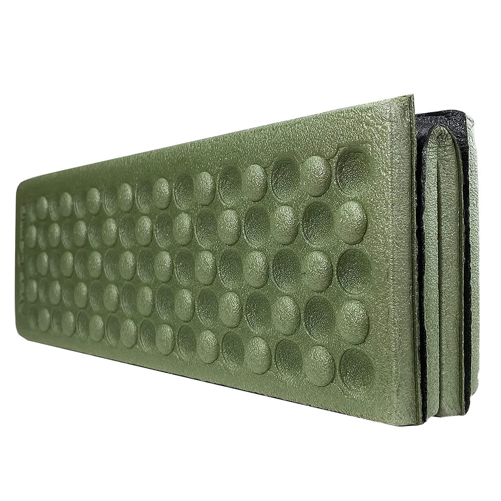 AceCamp pad features two-sided red and black surfaces for versatile use.
