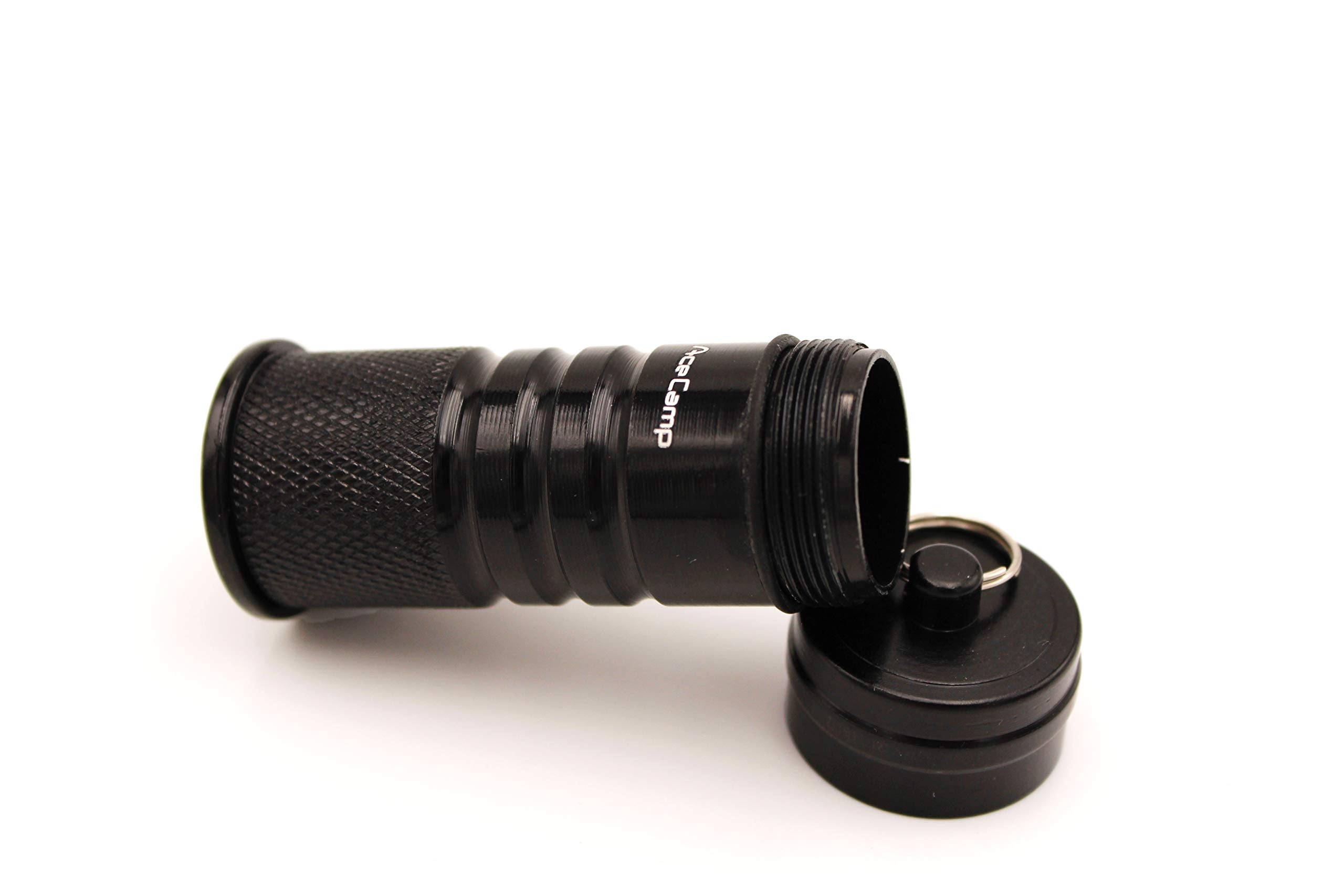 AceCamp container keeps matches dry inside during rain, perfect for outdoor use