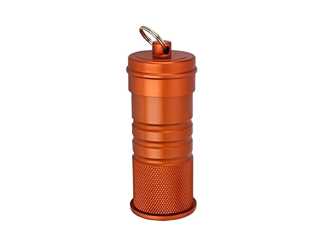 AceCamp waterproof matchbox container viewed from above with airtight seal for dry matches