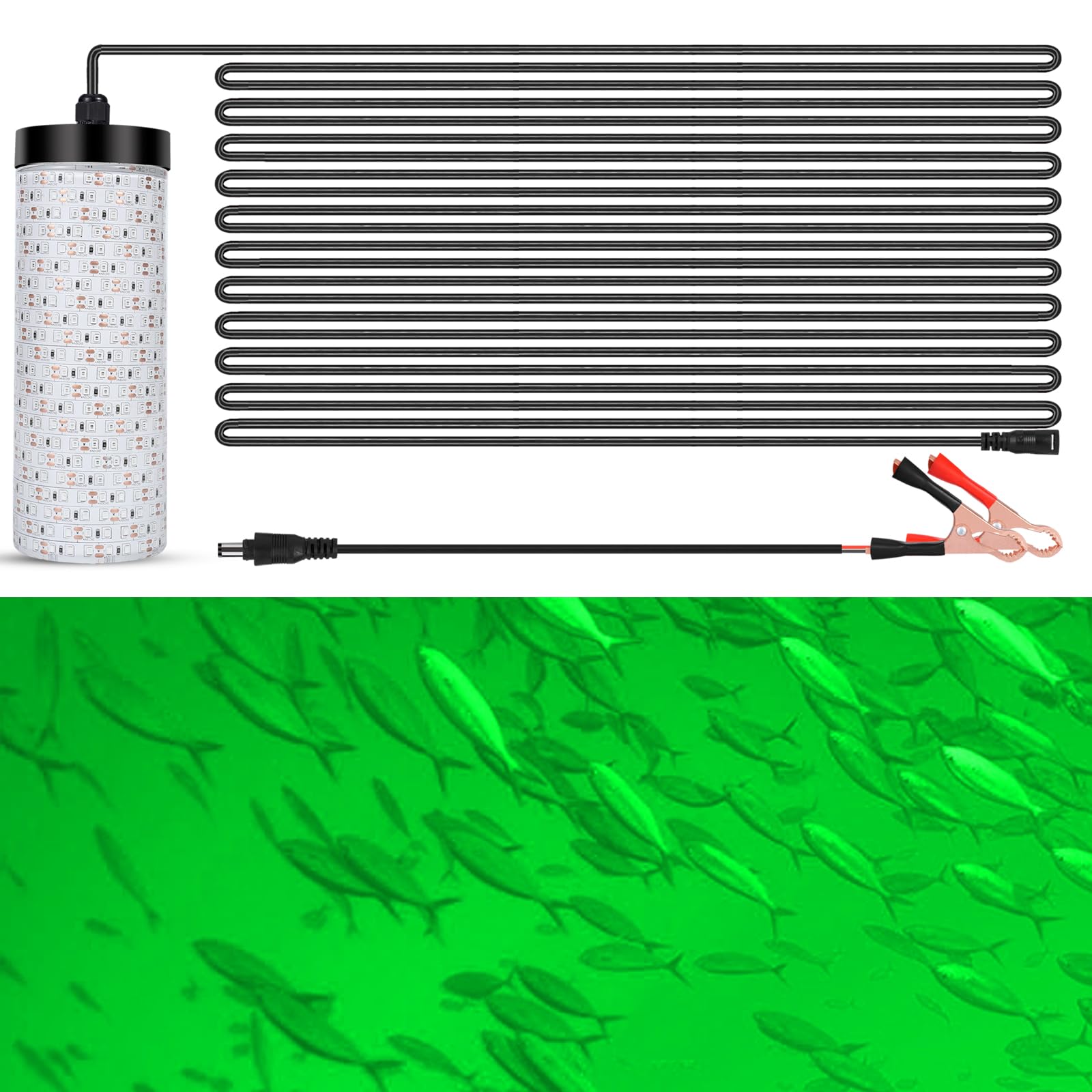 ACEGRE Green Fishing Light underwater LED array close-up