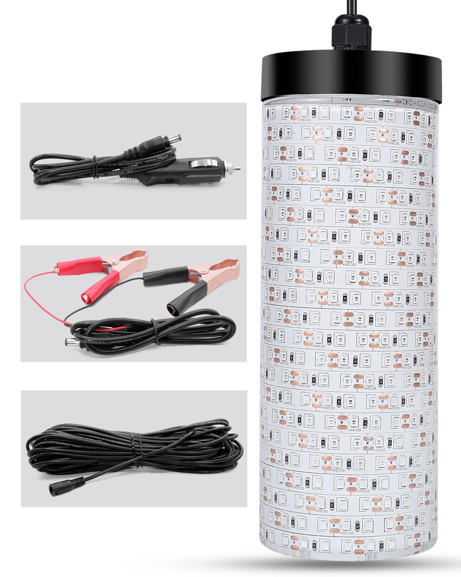 IP68 underwater fishing light in use at night