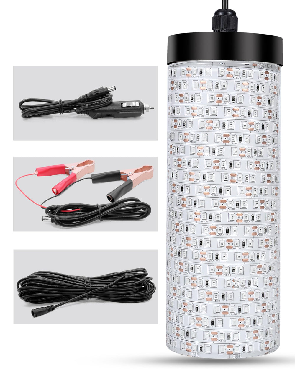IP68 underwater fishing light in use at night