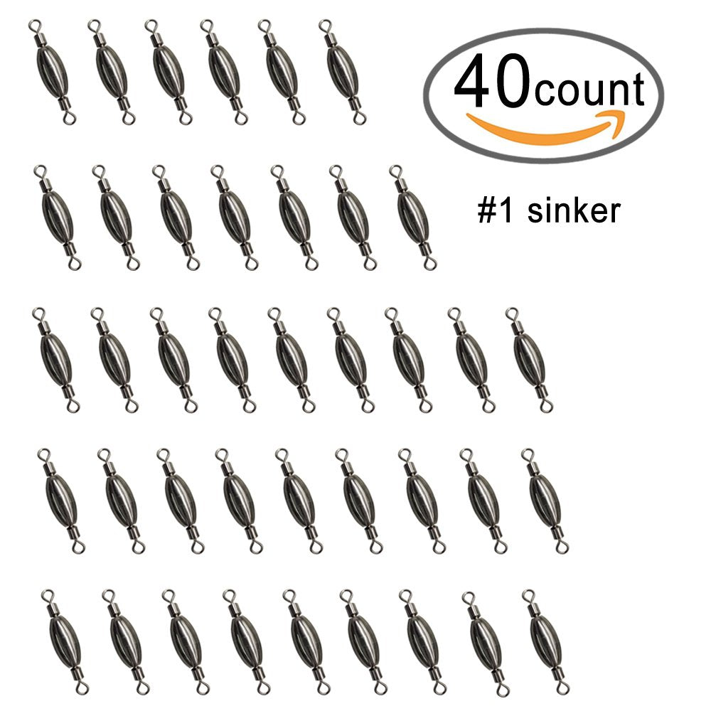 Acekit egg-shaped sinker delivers quick deep sinking while keeping bait centered.