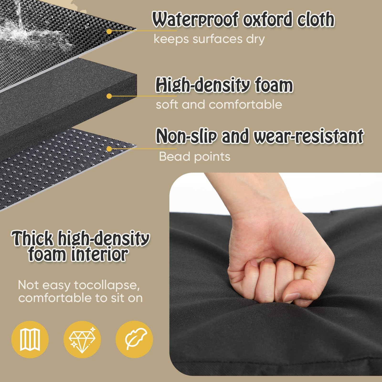 AceOrbit compact carry handle, lightweight and easy to transport.